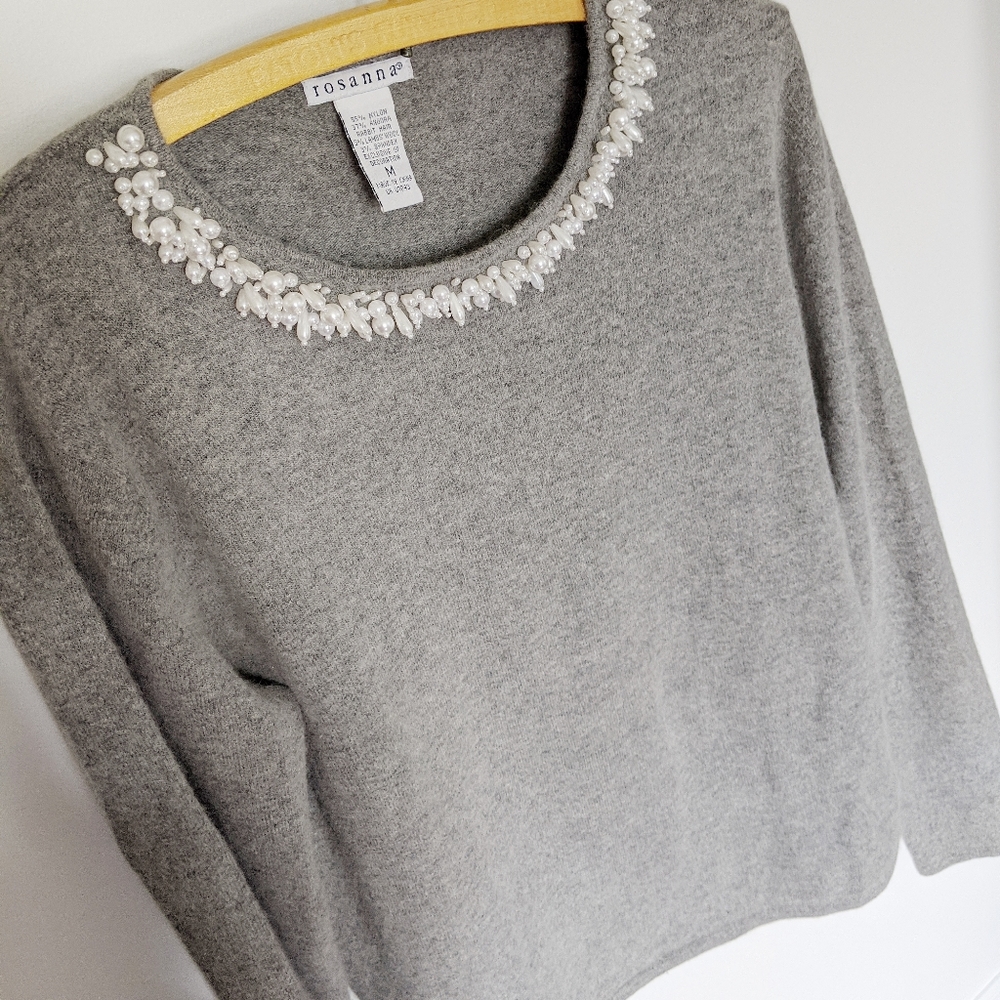 Vintage look | angora pearl sweater 🐑
